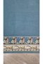 İrfan, Luxury Mihrapli Acrylic Woven Prayer Mat Turquoise Gold Embroidered Velvet Soft Textured Prayer Mat Sajjadah - 3
