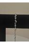 Silver Color Bracelet with Dolphin Figure and Stone Detail - 2