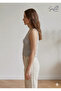 Women's Openwork Strappy V-Neck Knitwear Crop Bustier Blouse - 5