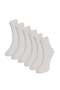 Women's 6-Piece Economical Pack White Conch Sock Tennis Socks Athlete Socks