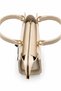 Livia Women's Gold Detailed Cream Crossbody Shoulder Bag - 4