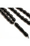 Simple Yusr Rosary 33 Beads 8.5x11.5mm Black Oval Beads 24g - 2