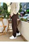 Basic Baggy Linen Trousers Brown - 2