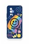 Poco F5 Pro Compatible Happing Smile Patterned Silicone Case - 2