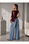 Stylish Casual Blouse with One-Shoulder Effect - 3