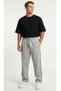2-Strand Ribbed Baggy Sweatpants – Elastic Waist, Back Pockets, Wide Legs - 2