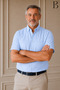 Relaxed Fit Classic Men's Dad Short Sleeve 100% Cotton Linen Shirt - 3