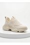 Cream Suede Laceless Comfortable High Sole Style Men's Sports Shoes Tge230552 - 6