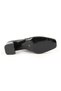 Women's High Heel Shoes Shiny Patent Leather Stone Buckle Detailed Slingback Stylish Office Thick Block Heel 085.K2675 - 4