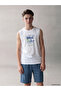 Original Oval Collar Printed Boys' Undershirt