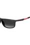 UV Protected Sunglasses Matte Black Frame Dark Grey Shaded Mirror Lens 62mm - C-4013/S-003 - 3