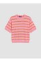 Vizyon New Season Crew Neck Striped Women's Knitwear Sweater - 5