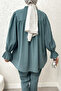 Hakim Collar Buttoned Double Suit - 5