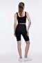 Women's High Waist Striped Short Shorts - 3