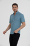 Men's Short Sleeve Summer Knitted Shirt 2608 - 3