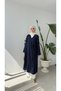 Double Collar Muslin Kimono - 3