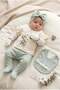 Baby Girl Floral Lace 100% Cotton 0-3 Months Newborn Hospital Release Bodysuit Set