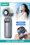 Portable Handheld Turbo Fan with Semi-Cooling Plate＆Water Mist Spray, Personal Misting Fan, USB Rechargeable Cooling Fan, Foldable Pocket Fans for Outdoor, Office, Travel, Makeup, Camping