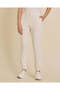 Senior Girls White Basic Track Pants