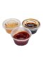Pack Of 100 Condiment Cups, Sauce And Dip Container Plastic Disposable Portion Cups With Lids (2 oz) - 5