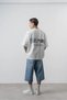 Men's Oversize Back Printed T-Shirt Letter Printed Crew Neck Short Sleeve Unisex Streetwear Basic T-Shirt