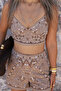 Beige Premium Ethnic Pattern Embroidered Set - 2