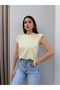 Zero Sleeve Padded Basic Tshirt - 2