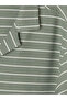 Green Striped Regular Fit Boys' Shirt - 2