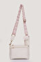 Multi-Compartment Women's Crossbody Bag with Wallet Charm Detail, Multi-Compartment Daily Shoulder Bag Elt2505