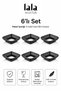 Square Mini Sauce Bowl Set of 6 (8X8 cm) - Melamine Breakfast Jam Bowl Snack Bowl - 5