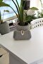 Women's Platinum Lock Detailed Chain Case Evening Dress Bag - 2