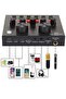 Professional Condenser Microphone With V8S Live Sound Card And Studio Recording Broadcasting Set Black/Gold - 3