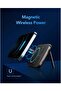 PD20W Portable Fast Charger Power Bank | 5000mAh Built-in Battery | 15W Magnetic Wireless Charging | Quick Charge USB Output | Foldable Stand | Slim Travel-Friendly Design – Black - 2