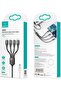 4-in-1 Aluminum Alloy Data Cable (Blue) – Multi-Connector Fast Charging & Data Sync Cable - 2