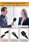 Universal Interview GO Handheld Adapter for Rode Wireless GO I/II, Me/Pro, DJI Mic 1/2 with Foam Pop Protection - 2