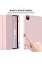 iPad Pro 11 Case (4th/3rd/2nd Gen) - Trifold Smart Case, TPU Back, Wireless Pencil Charging, Pink - 3