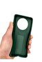 Huawei Nova Y90 Hand Grip Magnetic Kickstand Case Cover – Dark Green - 4