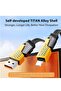 65W 4-in-1 Fast Charging Cable: USB-C, USB-A, Lightning Port – Flat Braided Multi Charger for iPhone, iPad, Samsung (3ft) - 4