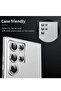 [5 in 1] Camera Lens Protector for Samsung S23 Ultra, Scratch-Resistant Tempered Glass with Aluminum Edge - 5