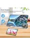 Slim Smart Case for Samsung Galaxy Tab A9 Plus with Pencil Holder | Soft TPU Back, Auto Sleep/Wake, Folding Stand Cover – Silver Gray - 3