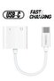 Hub Converter Cable: Fast Charging 2.1A, Compact 10cm Design