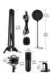 Professional USB Condenser Microphone Kit: Complete with Adjustable Stand for Studio-Quality Sound - 3