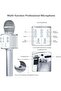 2-Pack Wireless Bluetooth Karaoke Microphones: Portable Handheld Mic Speakers in Silver for All Ages - 5