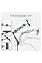 Universal Floor Adjustable and Foldable Tablet Stand Holder with 360 Degree Rotation for Phone and Tablet - 3