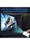 Portable All-in-One Smart Mini Projector with 20000+ Retro Games Dual Wireless Controllers - 7
