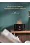 Humidifier Flame Aroma Diffuser Aromatherapy Light Mist Atomizer Auto Off Protection for Spa Home Yoga Office 180ml Black - 6