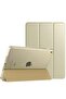 iPad 10.2 Case - Compatible with 9th Generation (2021), 8th Generation (2020), 7th Generation (2019) - Slim Translucent Hard PC Protective Smart Cover with Stand - Gold