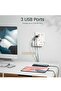 USB Plug Extension with 3 USB Ports, 3 Way USB Socket Extension, 6-in-1 USB Outlet Plug Extender for Household Appliances, iPhone, Smartphone... - 4