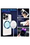 Compatible with iPhone 14 Pro Max Case Magnetic with Full Camera Lens Protective,Electroplated Silicone Clear Shockproof Protective Case Cover 6.7 Inch - 2