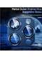 Compatible with iPhone 15 Pro/15 Pro Max Camera Lens Protector - Blue Titanium - 4